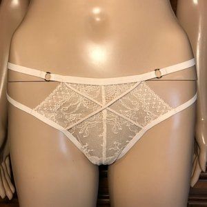 NWOT Victoria's Secret Criss Cross Lace Thong